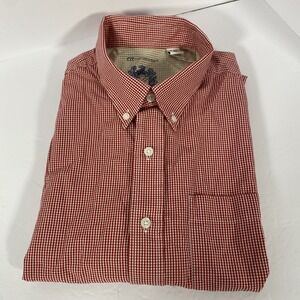 Cutter & Buck S/S Men's Shirt Red Check XL‎ Q1